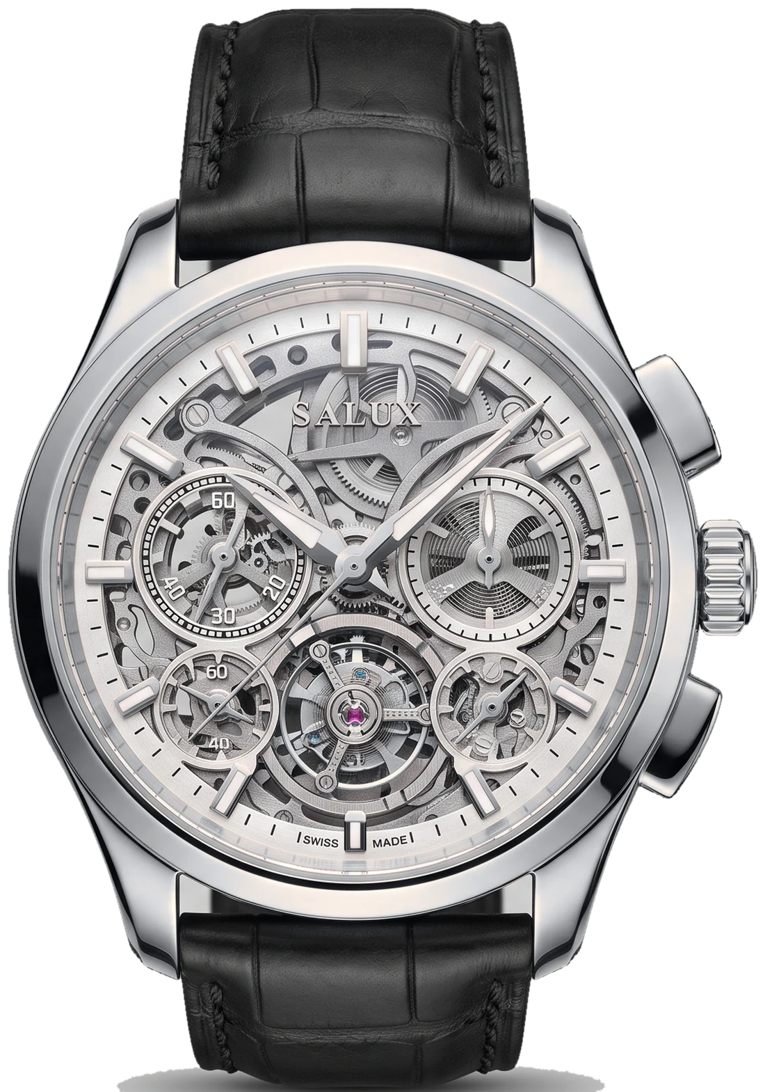 SLX-2601, skeleton chronograph with 60-second tourbillon